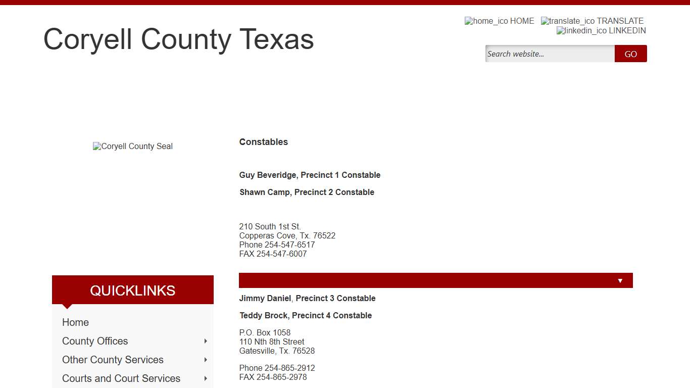 Coryell County, Texas